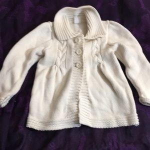 Girls button up sweater